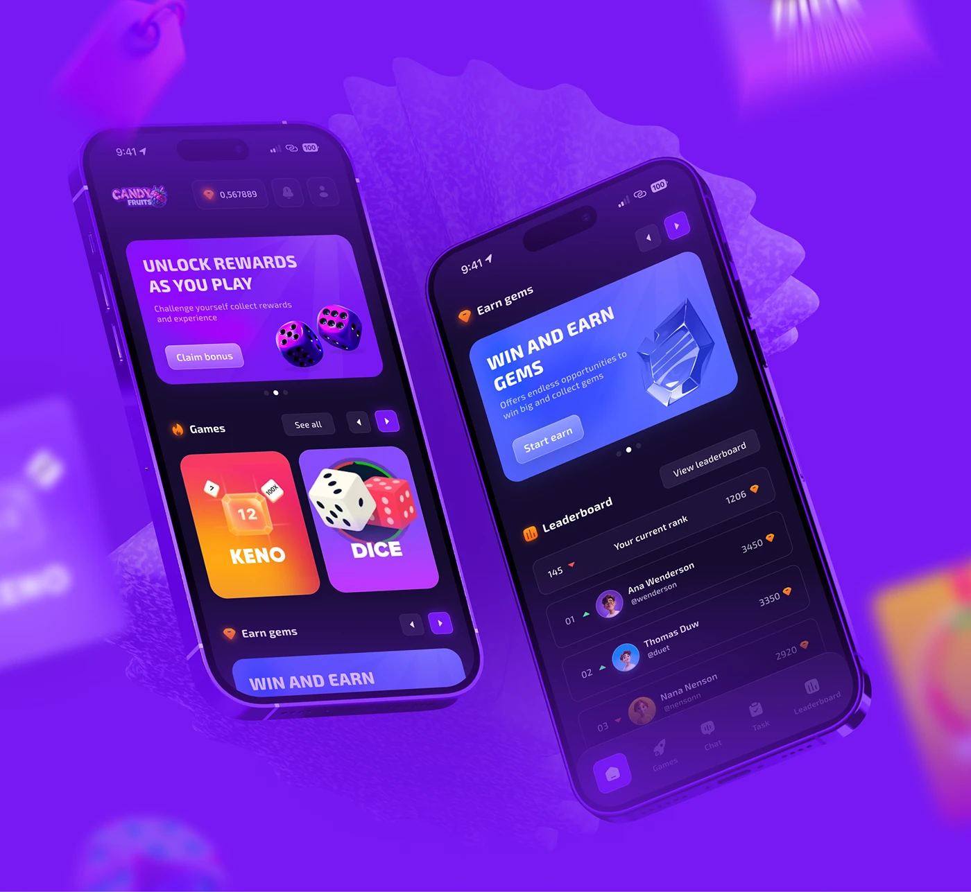 捕鱼达人手机APP界面